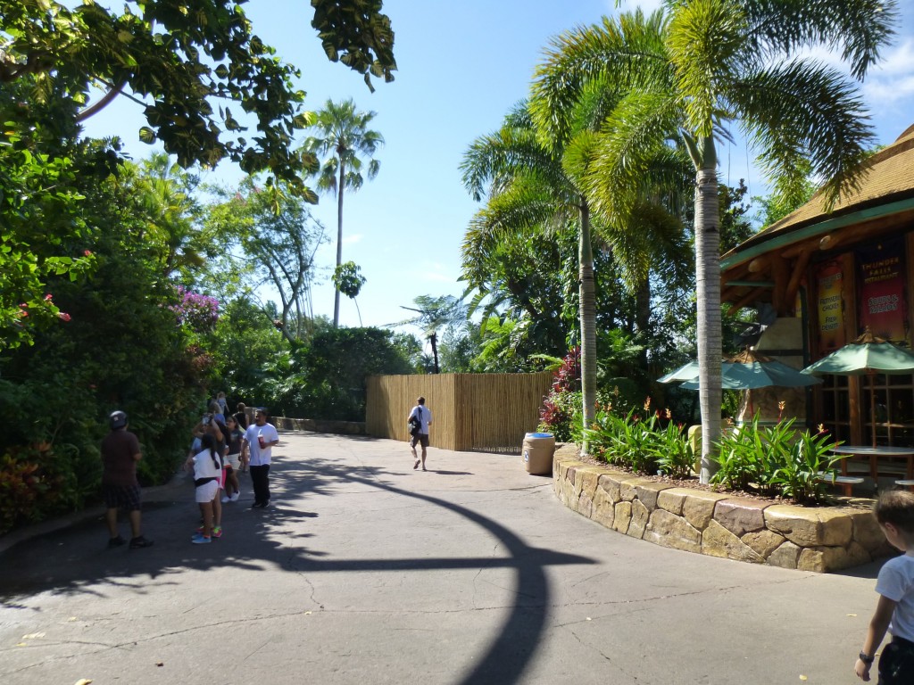 Bamboo Wall by the Thunder Falls Terrace Restaurant