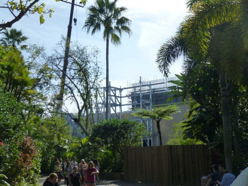 View of the site from Jurassic Park
