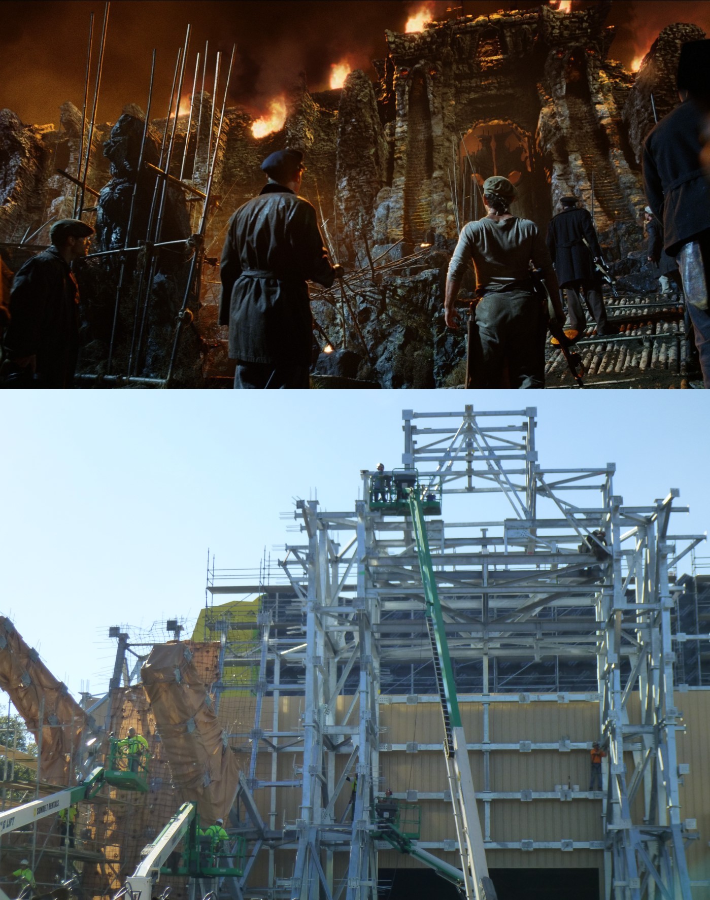 Kongstruction Update: Skull Island's Temple Gate Facade Comes Together