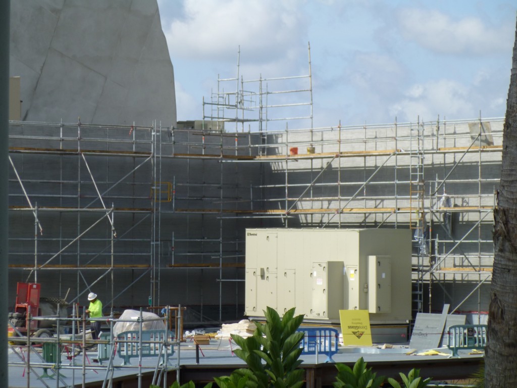 Utility structure added on roof