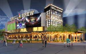 Concept art for NBC Sports Grill & Brew