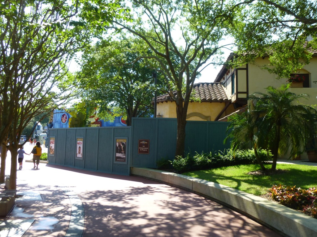 The old entrance to the building, facing Kids Zone, now completely closed up.