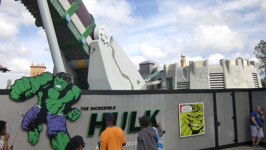 Former site of the ride entrance