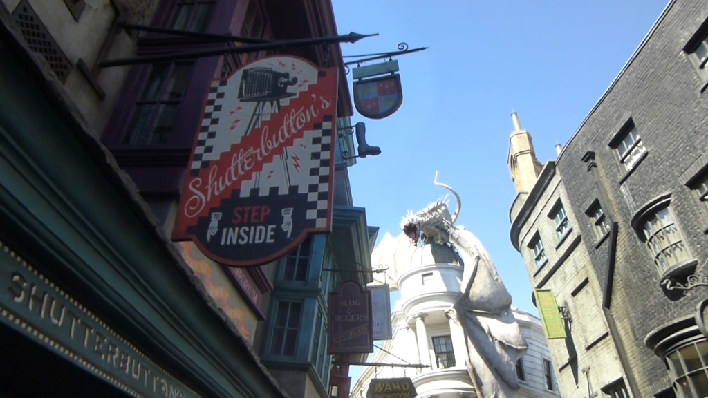 Shutterbutton's new location in Diagon Alley