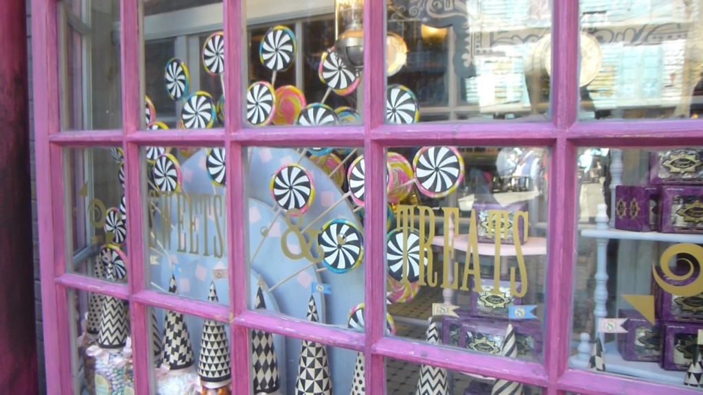 Whimsical window display