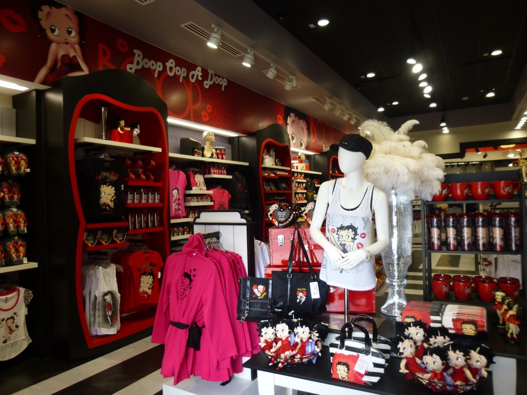 Inside the newly refreshed Betty Boop store