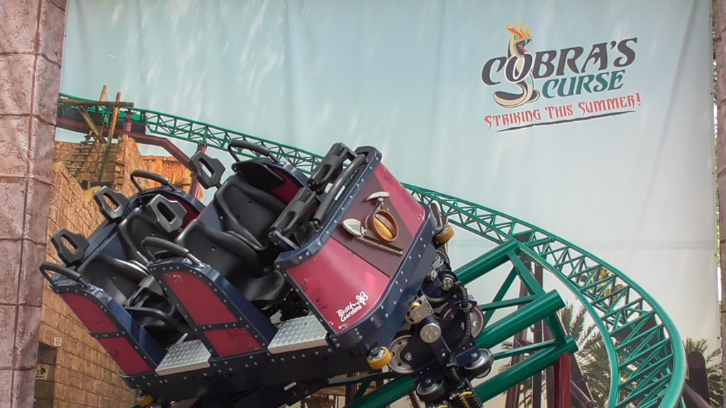 Rotating ride vehicle sample to show off new coaster features