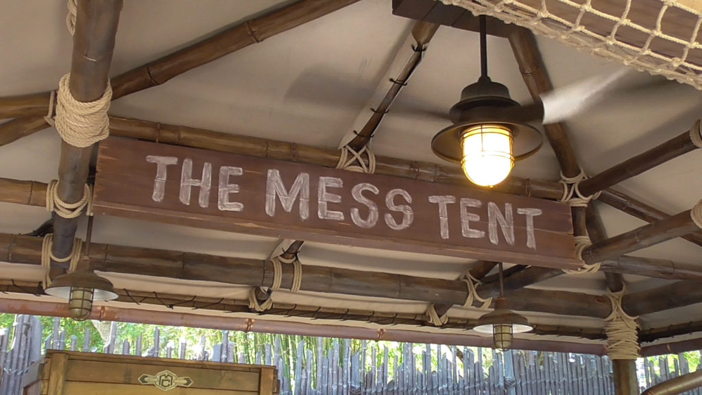 The Mess Tent sign