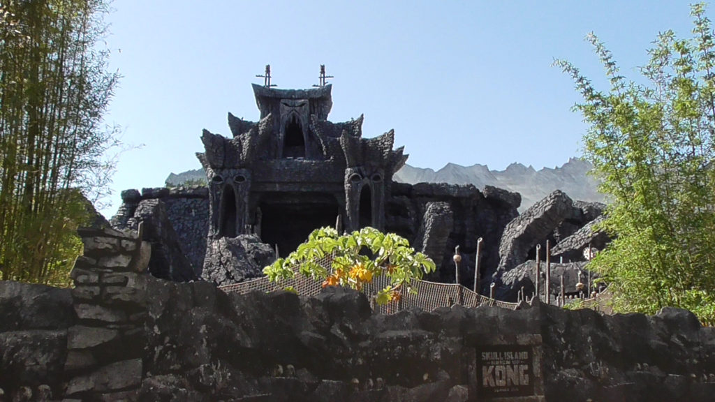 Gorgeous temple from the walkway