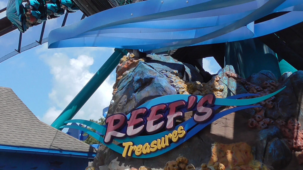 Reef's Treasures is the name of the exit gift shop