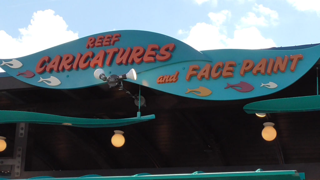 Caricatures, face paint, and Henna tattoos area open