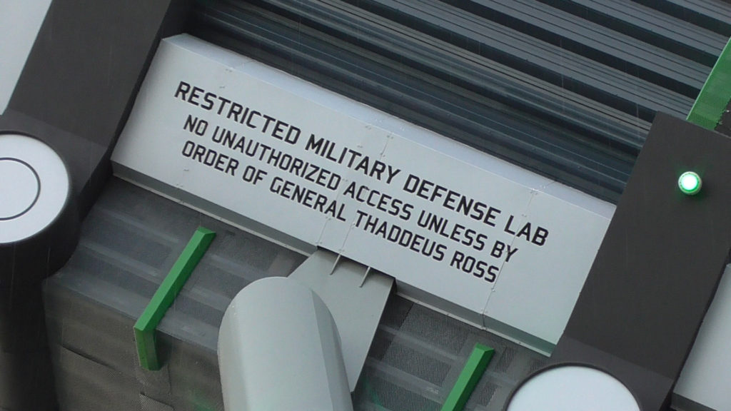 "Restricted Military Defense Lab"