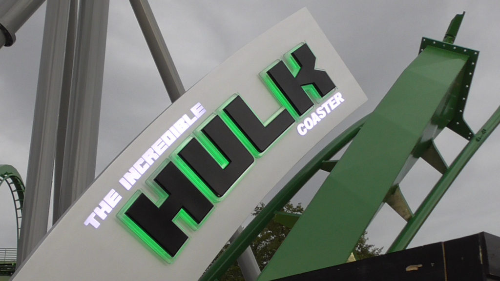 The Hulk sign is all lit up now
