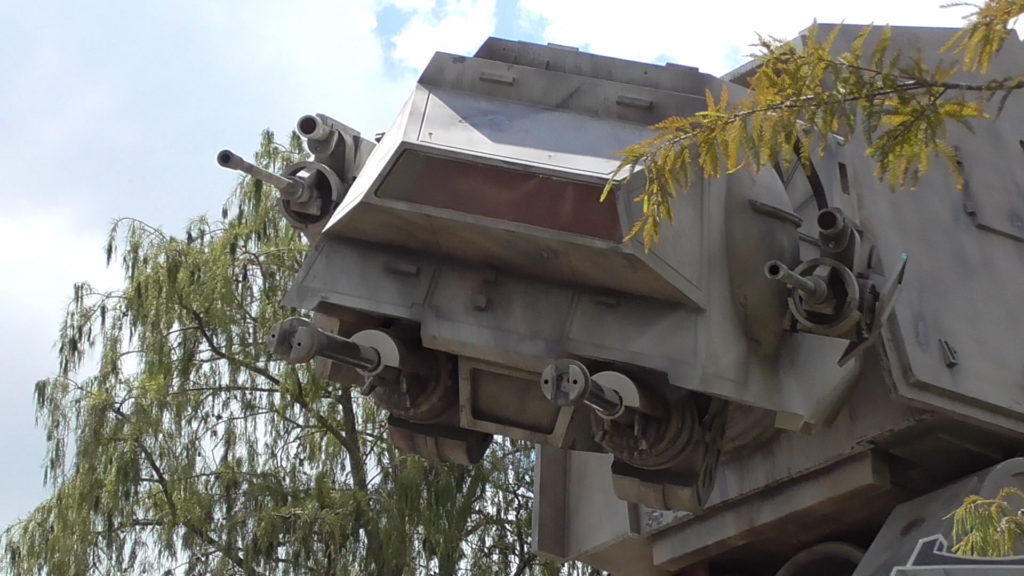 For a park that is getting a new Star Wars themed land, there's already a lot of Star Wars here