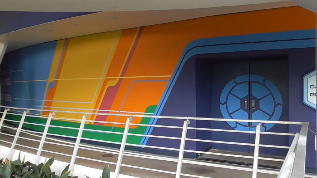 New old-school Epcot-esqe icon for Carousel of Progress on the doors
