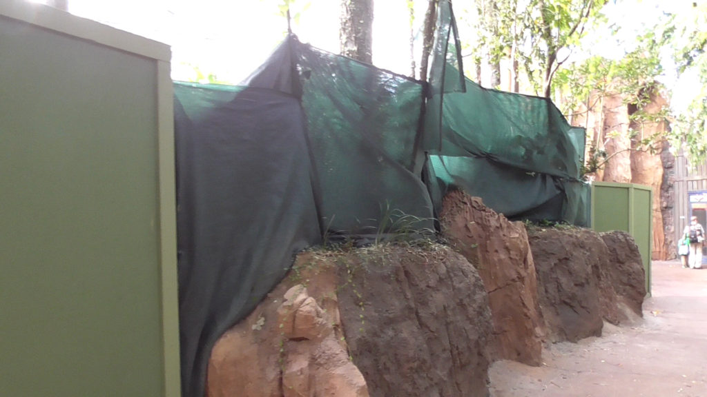 This enclosure usually houses lion-tailed macaques