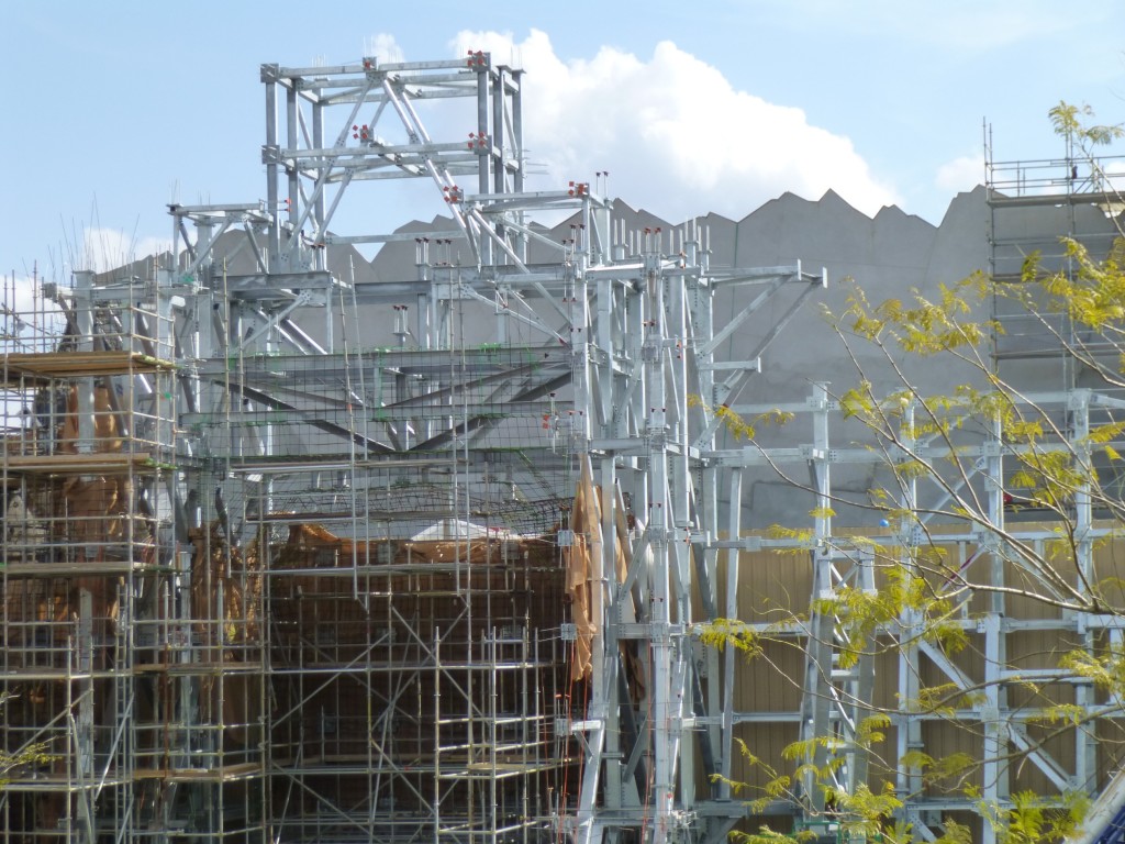 Temple Gate entrance work