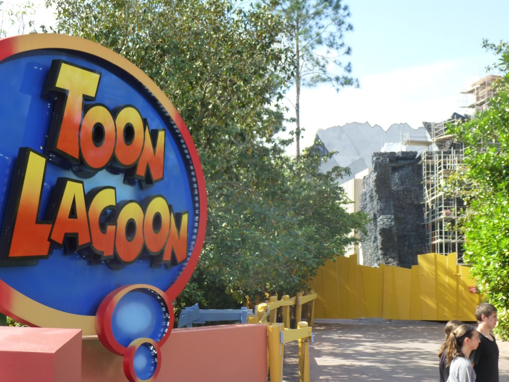 Approaching from Toon Lagoon
