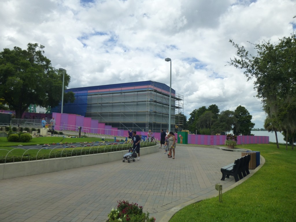 Large mall building seen from Miniland USA