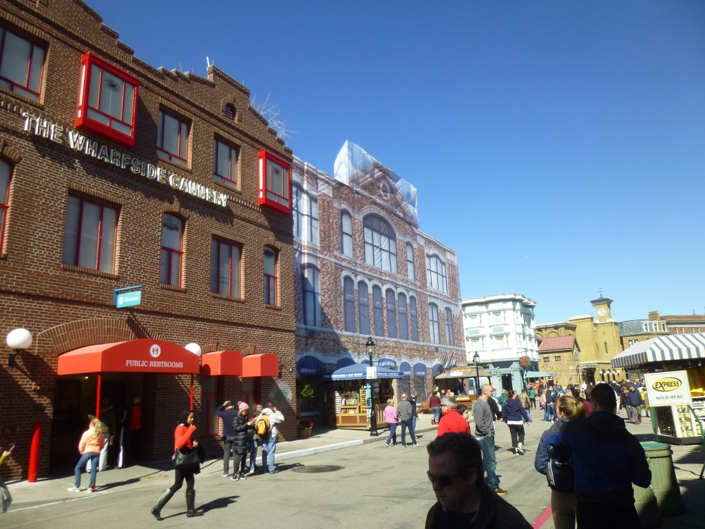 Walking down the street in San Fran.