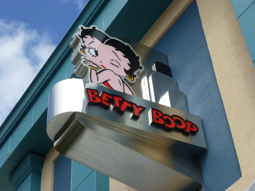 Boop's new shiny sign