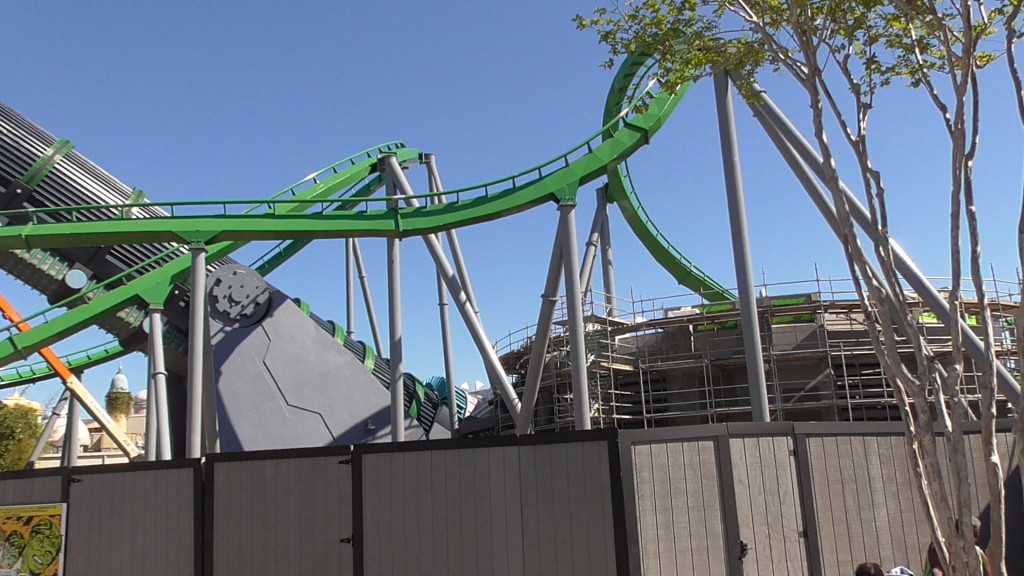 Queue and launch tunnel being rethemed