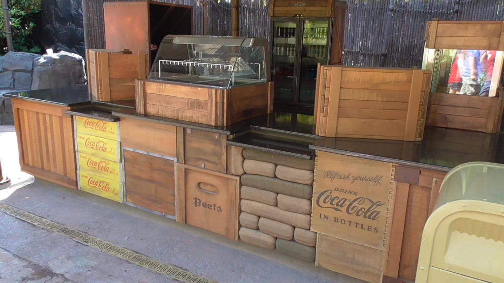 Piecemeal design with crates, sandbags, and more