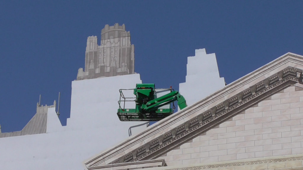 Closer view of what's left to do on skyline