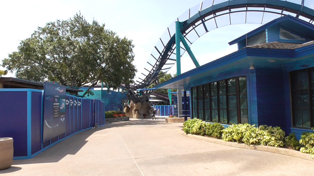 Looking down the pathway towards Mako entrance