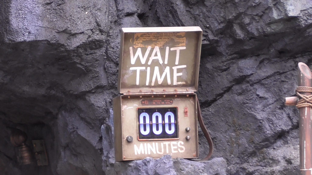 Wait Time sign