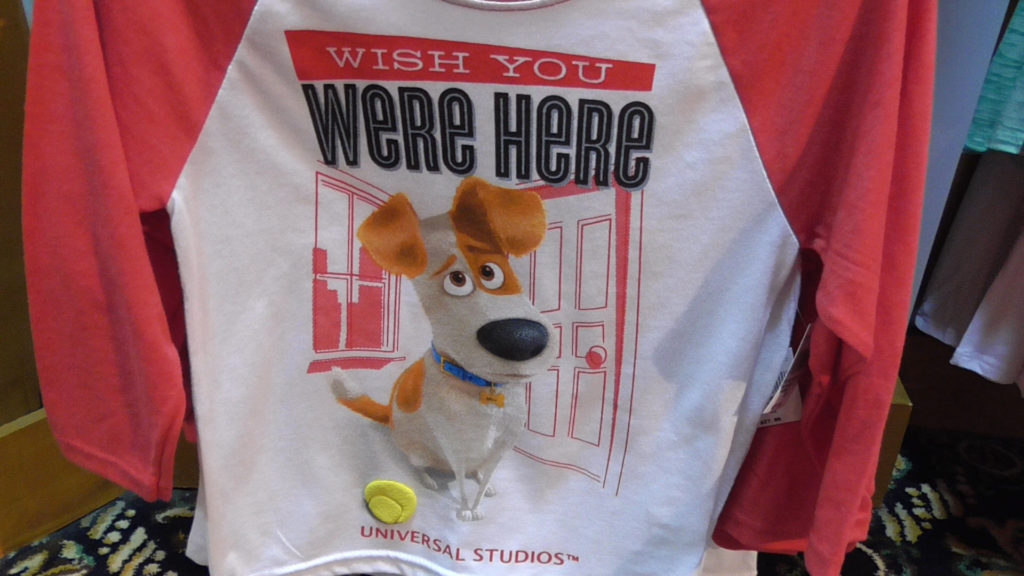 And this design has a shirt too, (featuring Universal Studios logo)