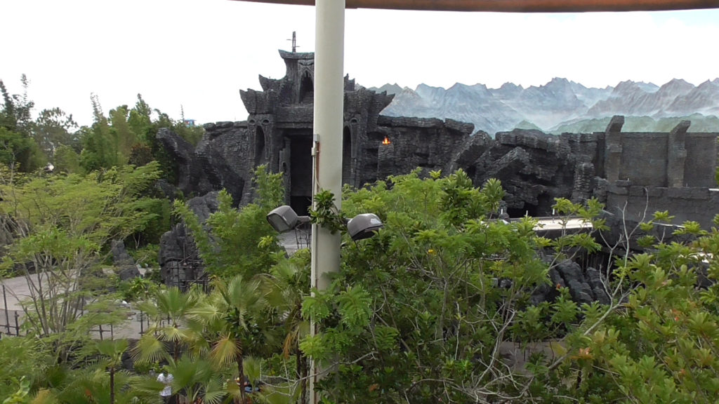 The lookout tower in Camp Jurassic is now back open for guests