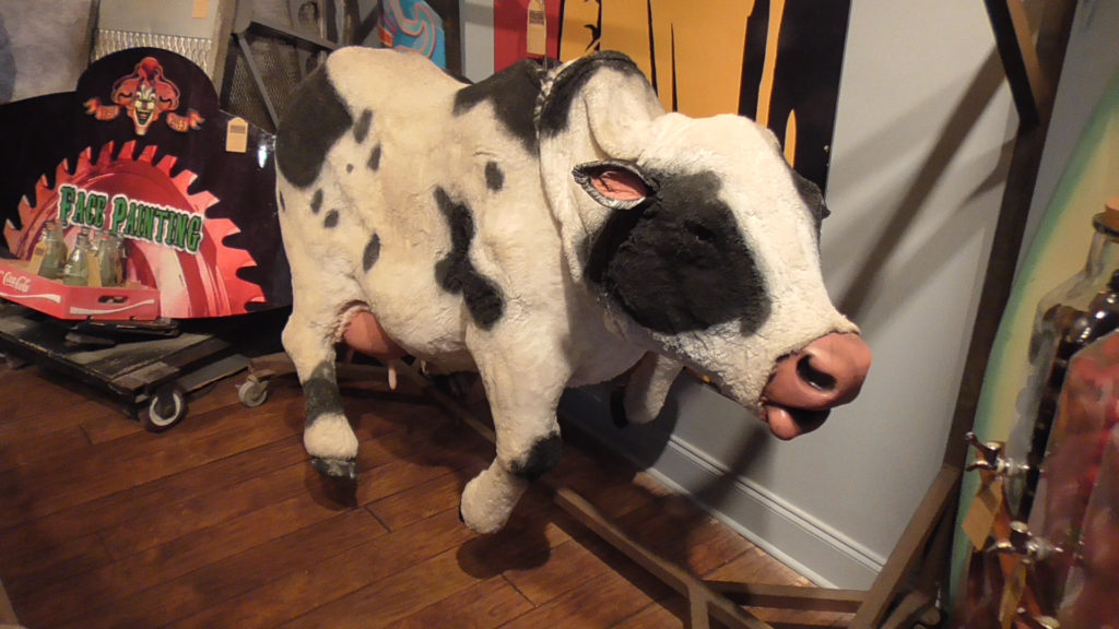 No one has yet purchased the actual flying cow from the Twister attraction