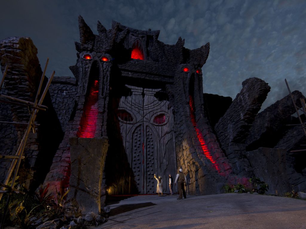As guests, stroll through the queue at Skull Island: Reign of Kong, the latest attraction at Universal Orlando’s Islands of Adventure, they are treated to impressive theatrics that build anticipation in every sense of the word.