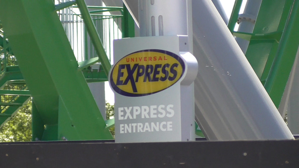 Express entrance on the right