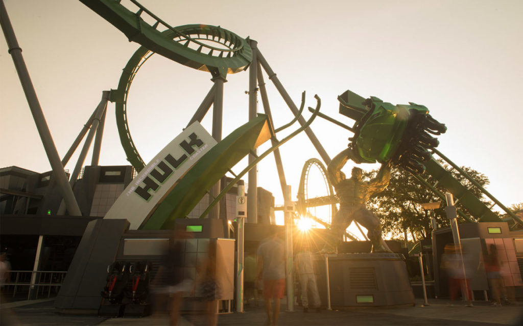 The gorgeous new ride entrance