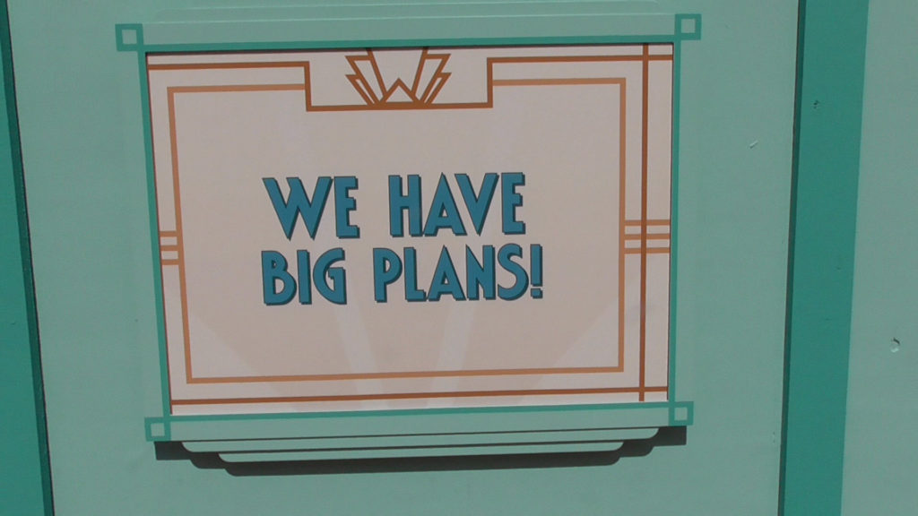 Big indeed. And with big plans, comes long construction periods