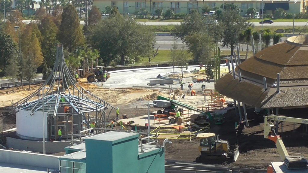 Future Volcano Bay park entrance