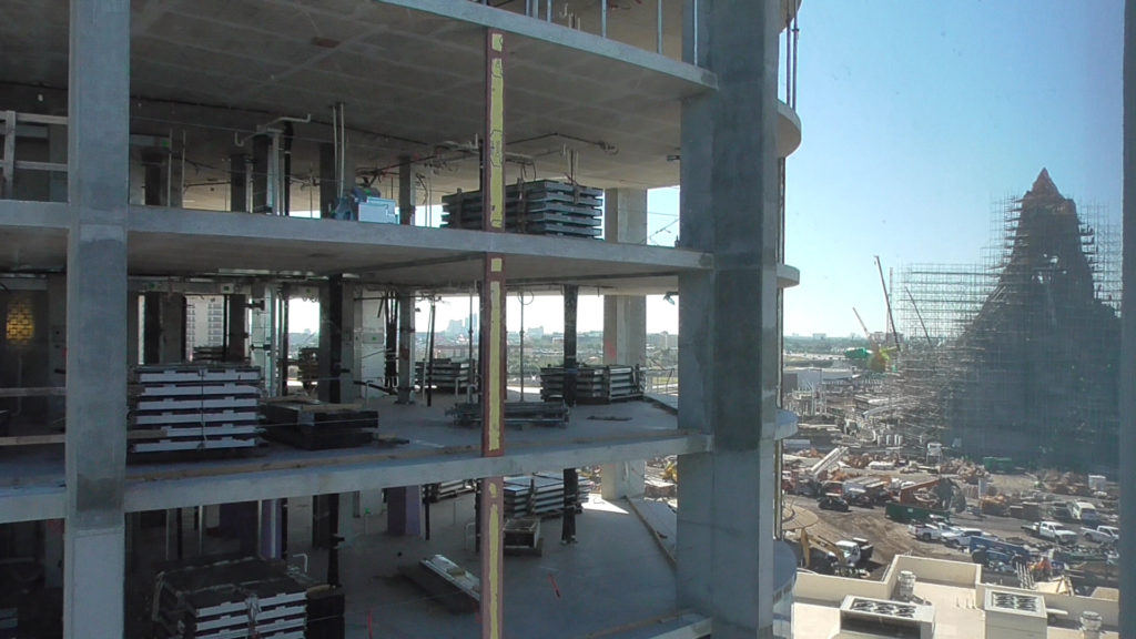 View of Krakatau from new Cabana Bay tower