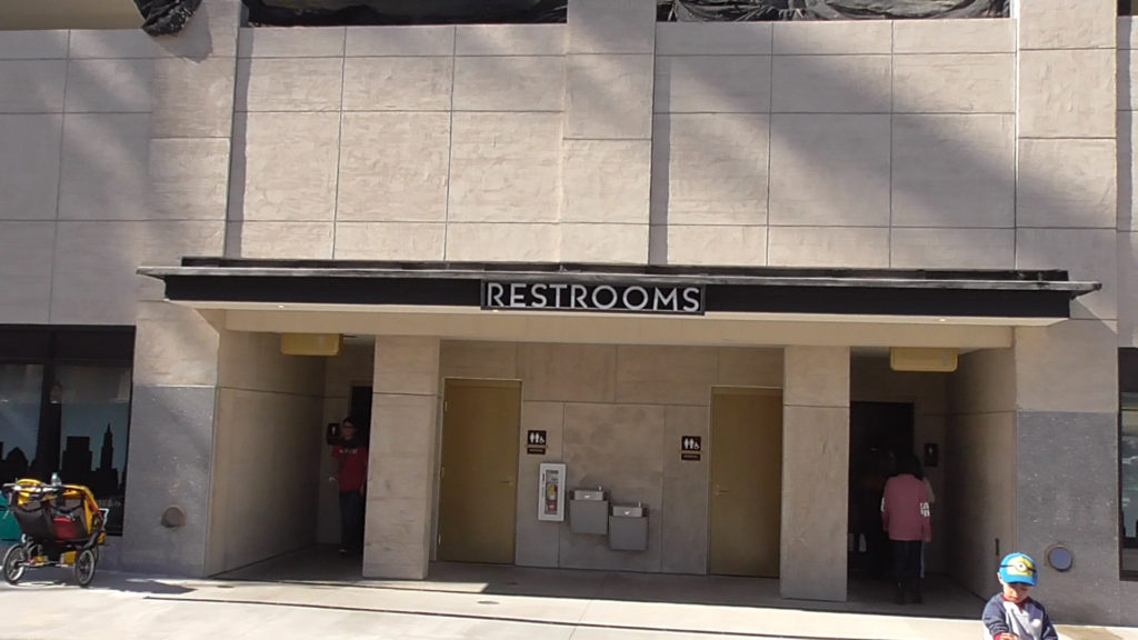 The completely renovated restrooms have re-opened