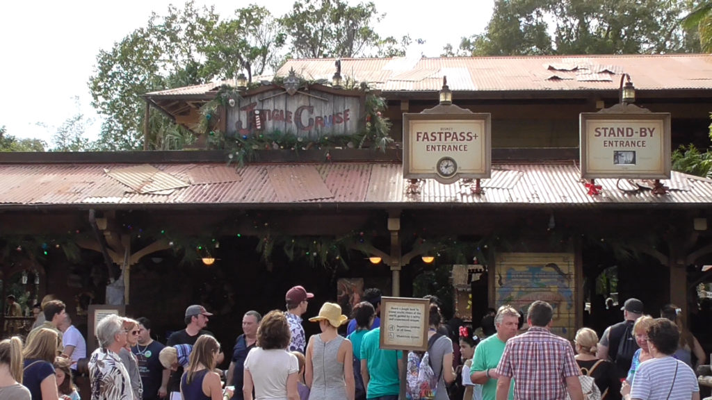 The Jungle Cruise is now the JINGLE Cruise for the holidays